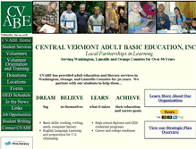 Tablet Screenshot of cvabe.org